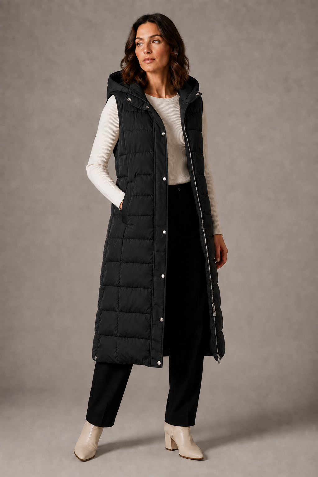 Hana - Women's Gilet with Hood - photo 3