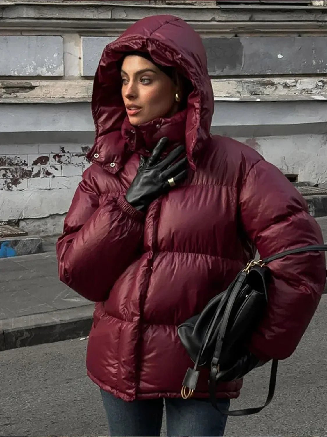 Harlow - Women's Parka in Quilted Finish with Hood - photo 1