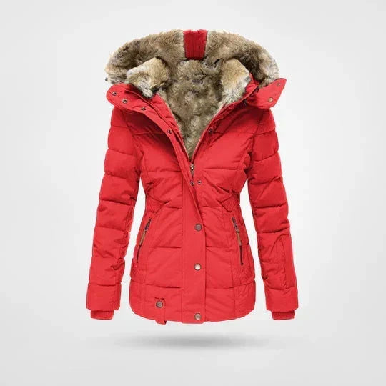 Hilda - Women's Puffer Jacket with Hood - photo 5