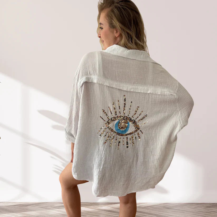 Elody - Women's Oversized Shirt (Plus Size Available) - photo 7