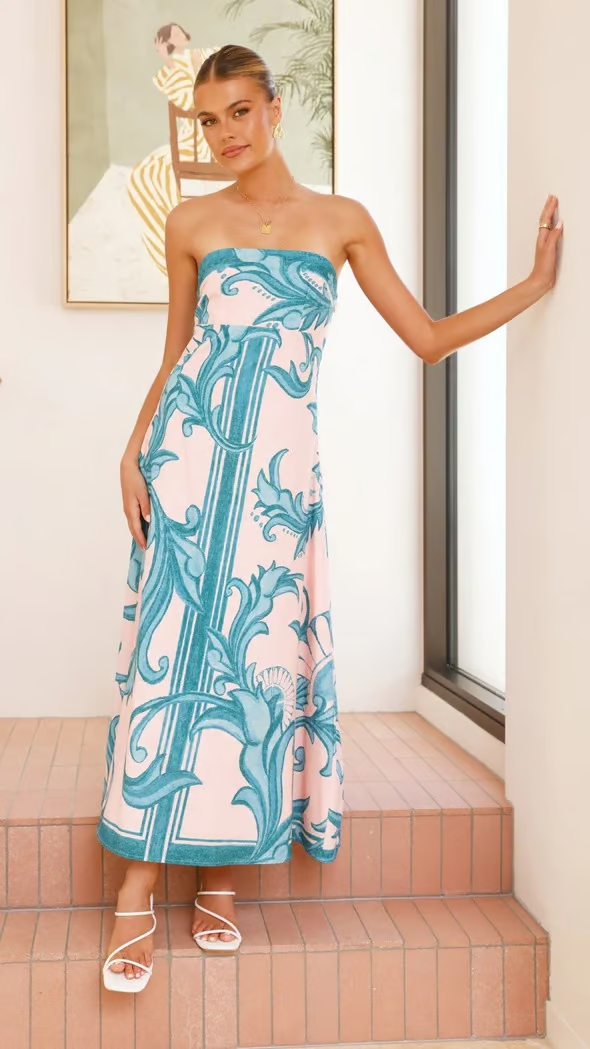 Poppy - Women's Strapless Maxi Dress