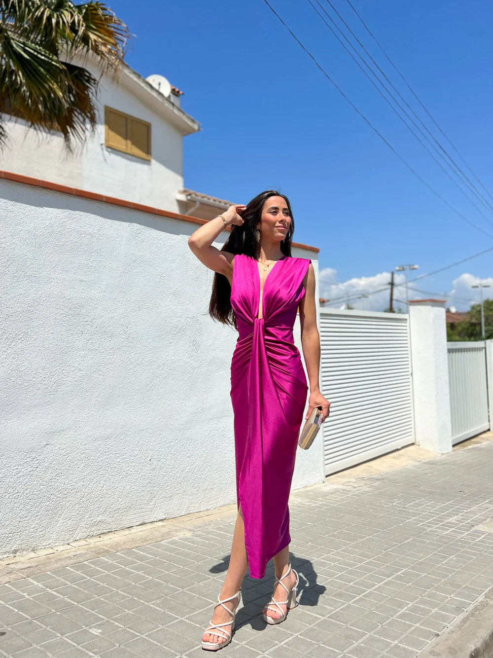 Paloma - Women's Pleated Maxi Dress - photo 8
