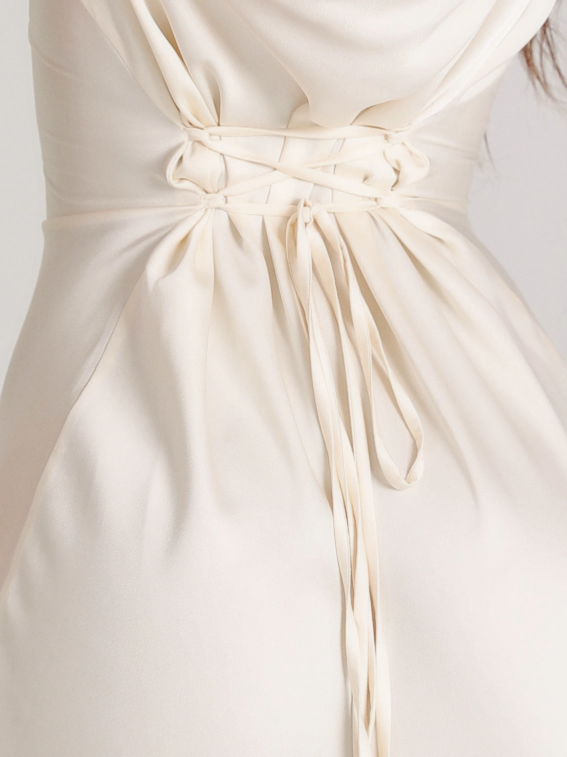 Women's Satin Bodycon Maxi Dress Cowl Neck