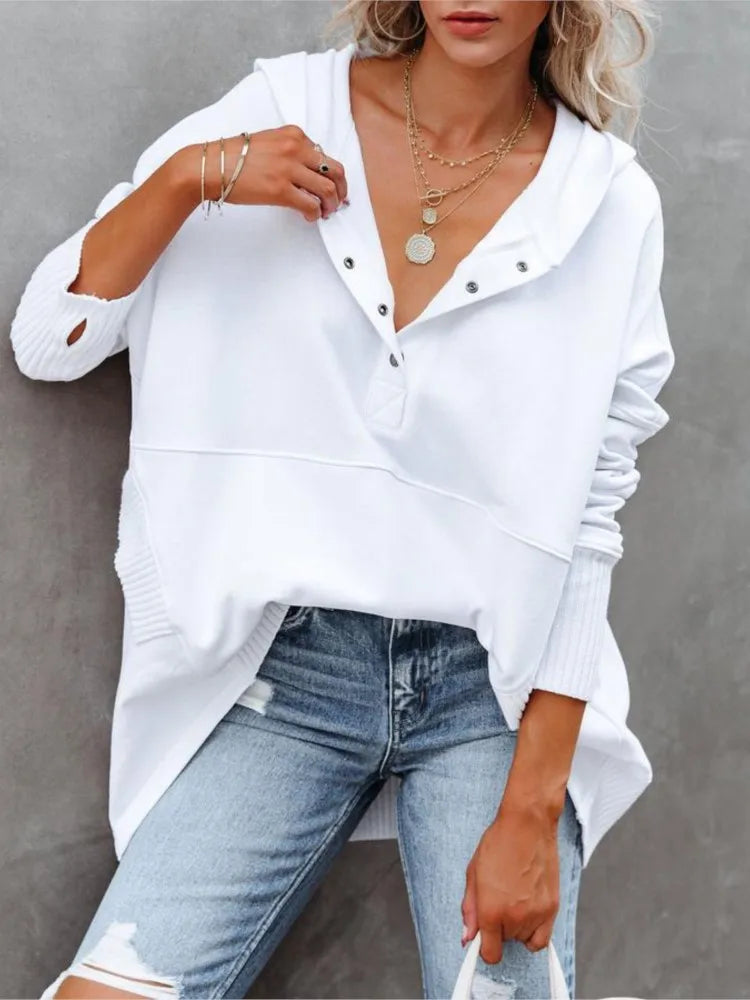 Luna - Women's Oversized Hooded Sweater Soft and Stylish for Everyday Comfort