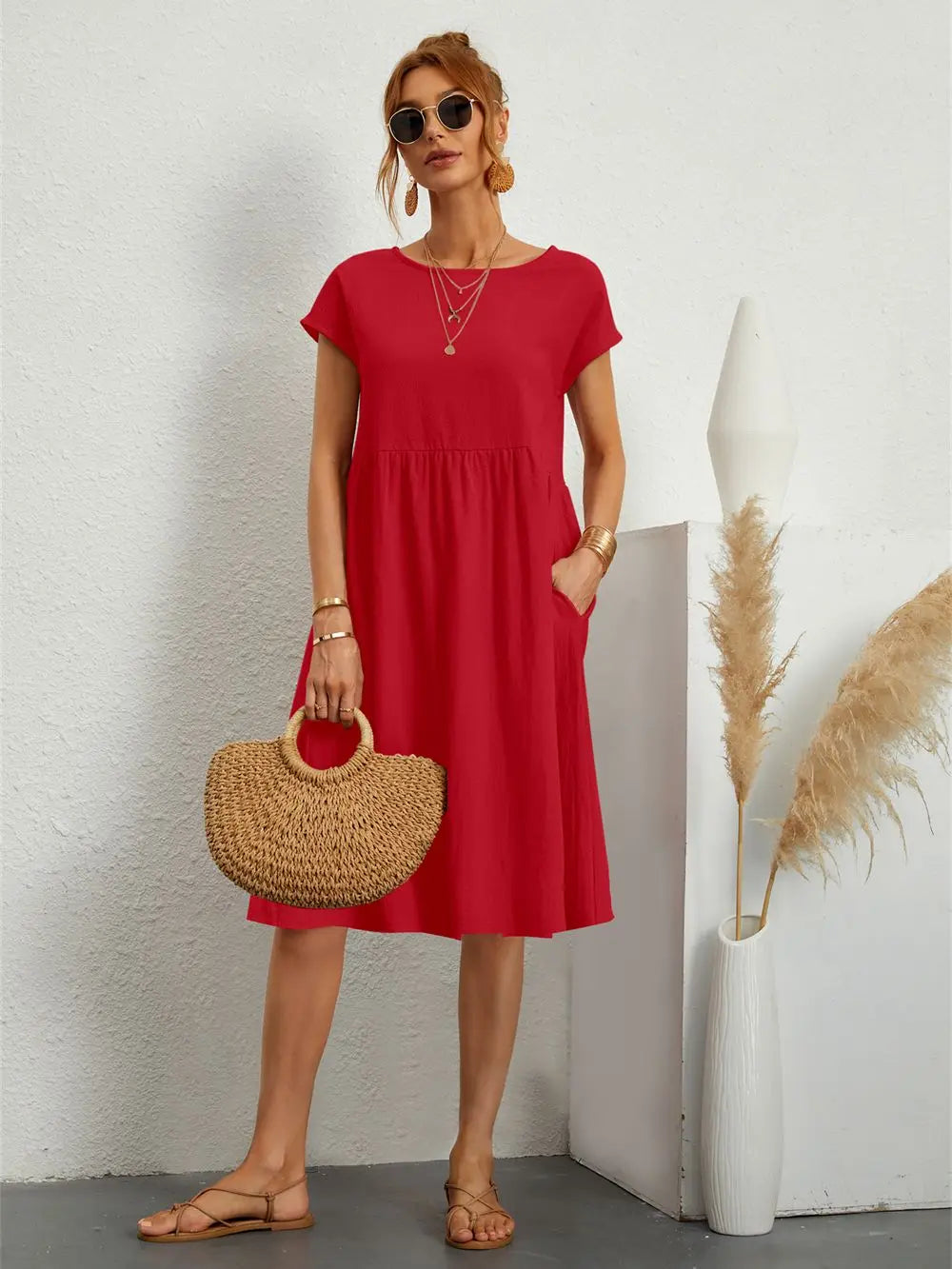 Helen | A-Line Pocket Dress for Women
