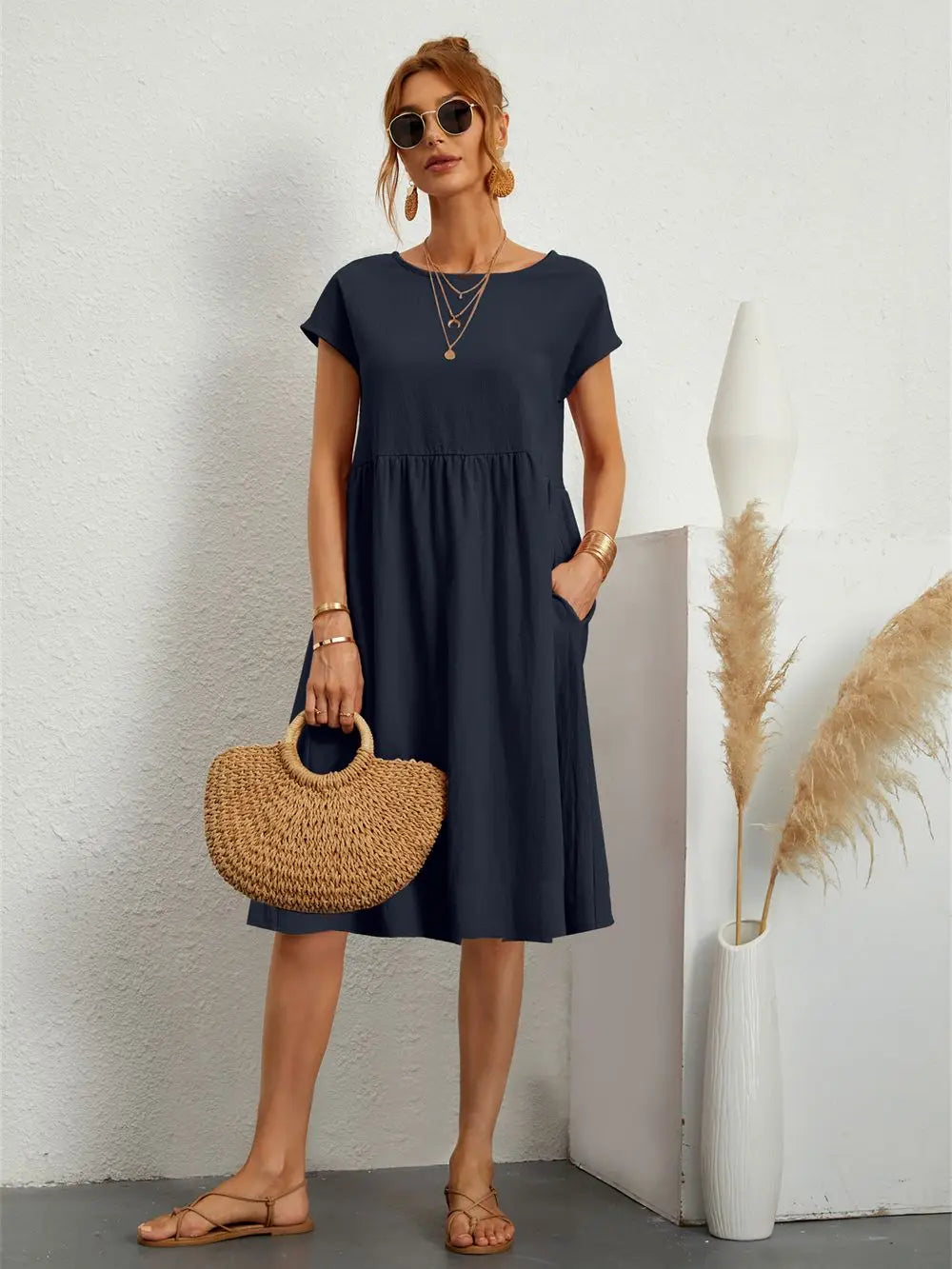Helen | A-Line Pocket Dress for Women