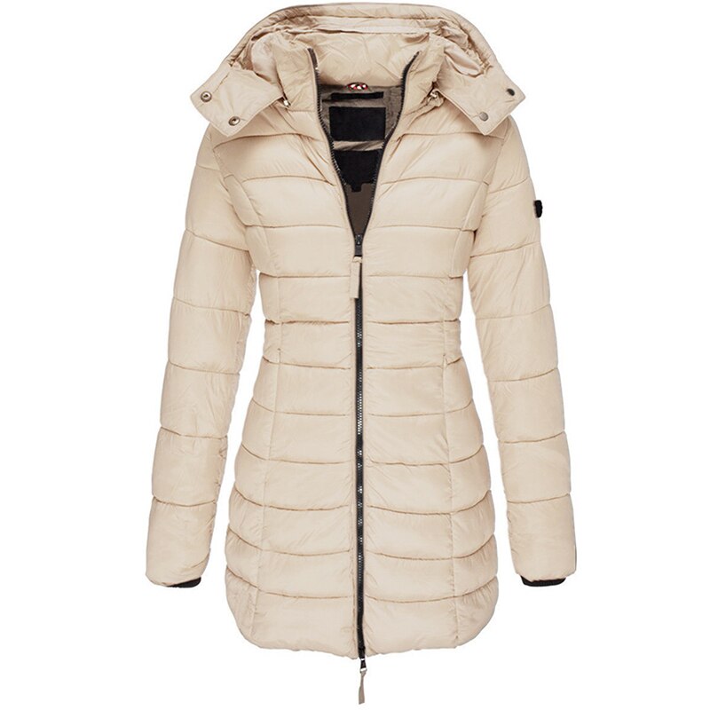 Women's Marlowe Coat - Premium Hooded Down Jacket for Fall/Winter