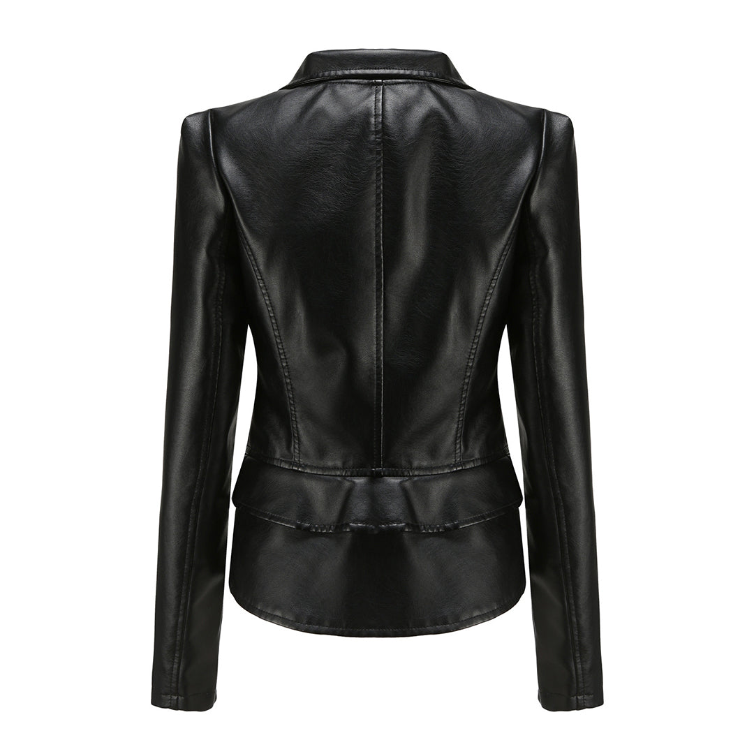 Inez - Women's Jacket with Asymmetric Hem - photo 10