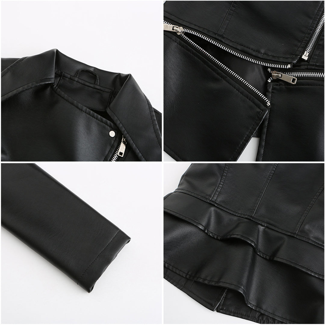 Inez - Women's Jacket with Asymmetric Hem - photo 11