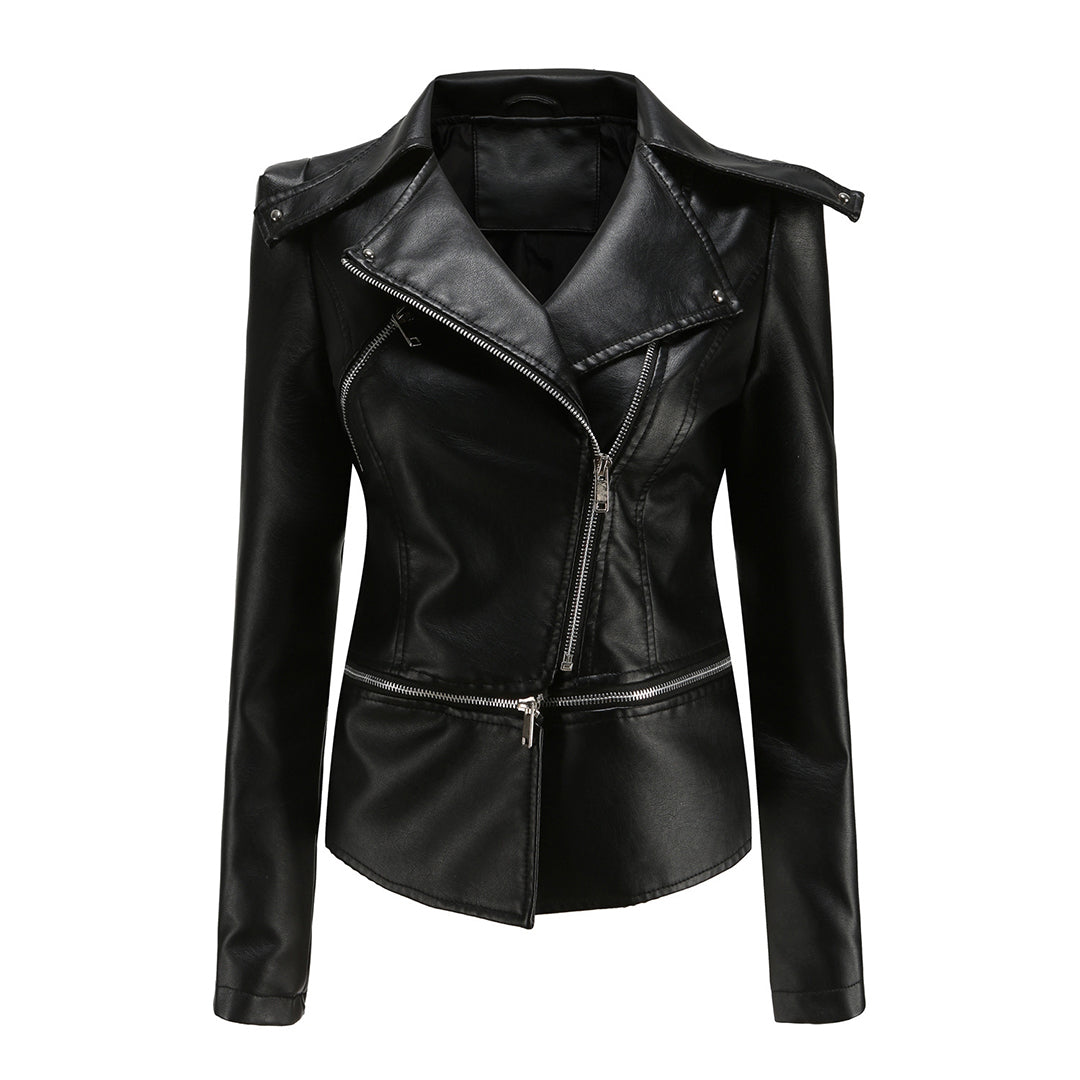 Inez - Women's Jacket with Asymmetric Hem - photo 8