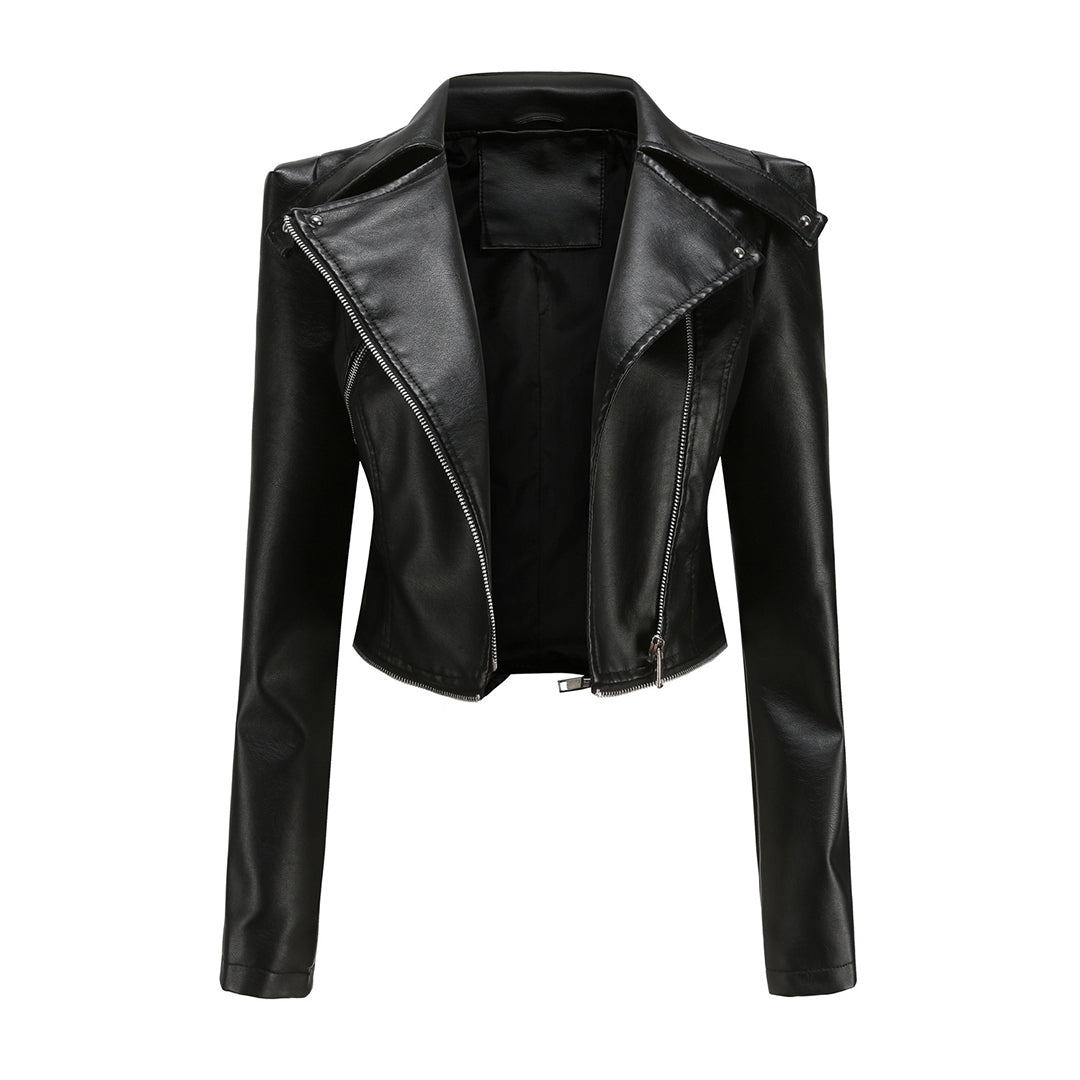 Inez - Women's Jacket with Asymmetric Hem - photo 9