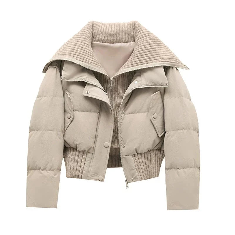 Irene - Women's Puffer Jacket with Collar - photo 3