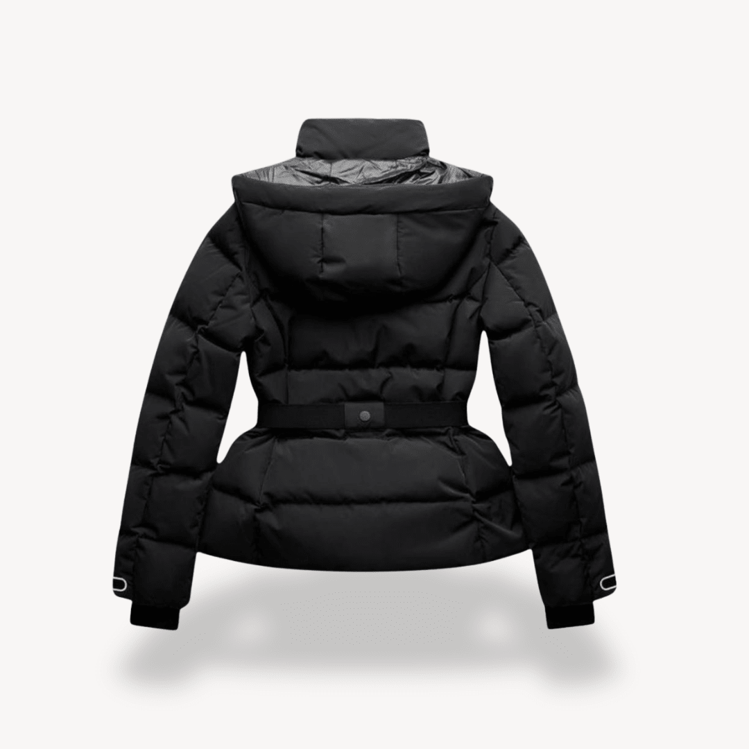 Jaclyn - Women's Puffer Jacket with Tie Belt - photo 2