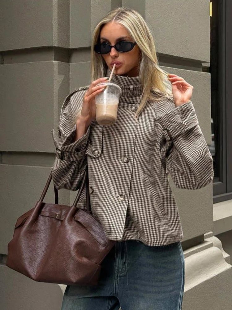 Jacqueline - Women's Relaxed Jacket with Button Front - photo 1