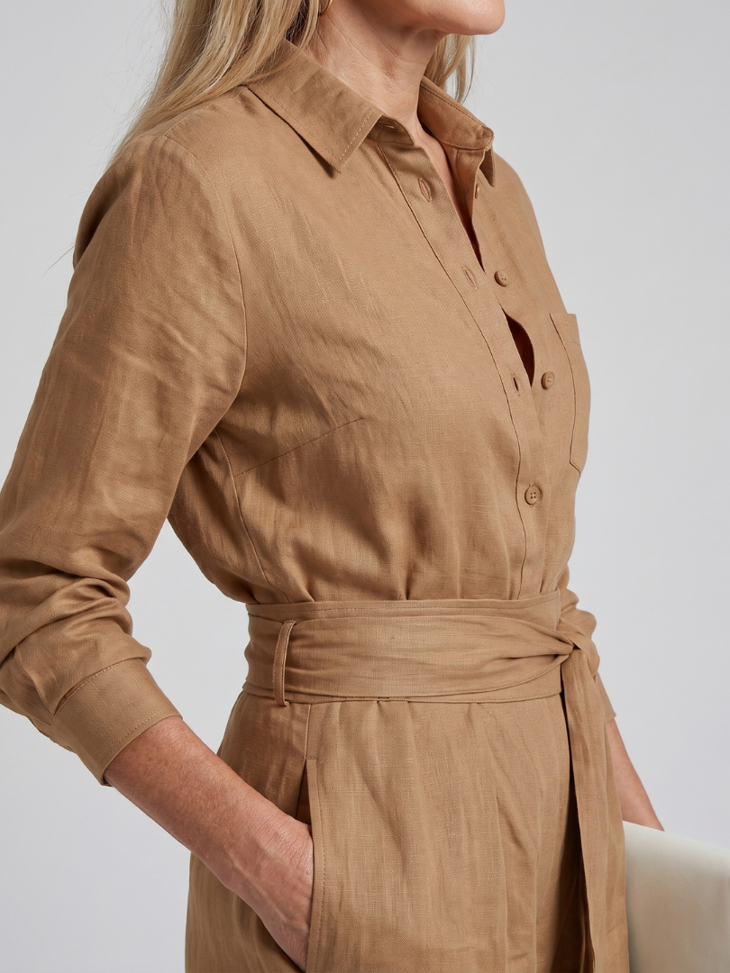 Jasmin - Women's Jumpsuit with Wide Leg - photo 9