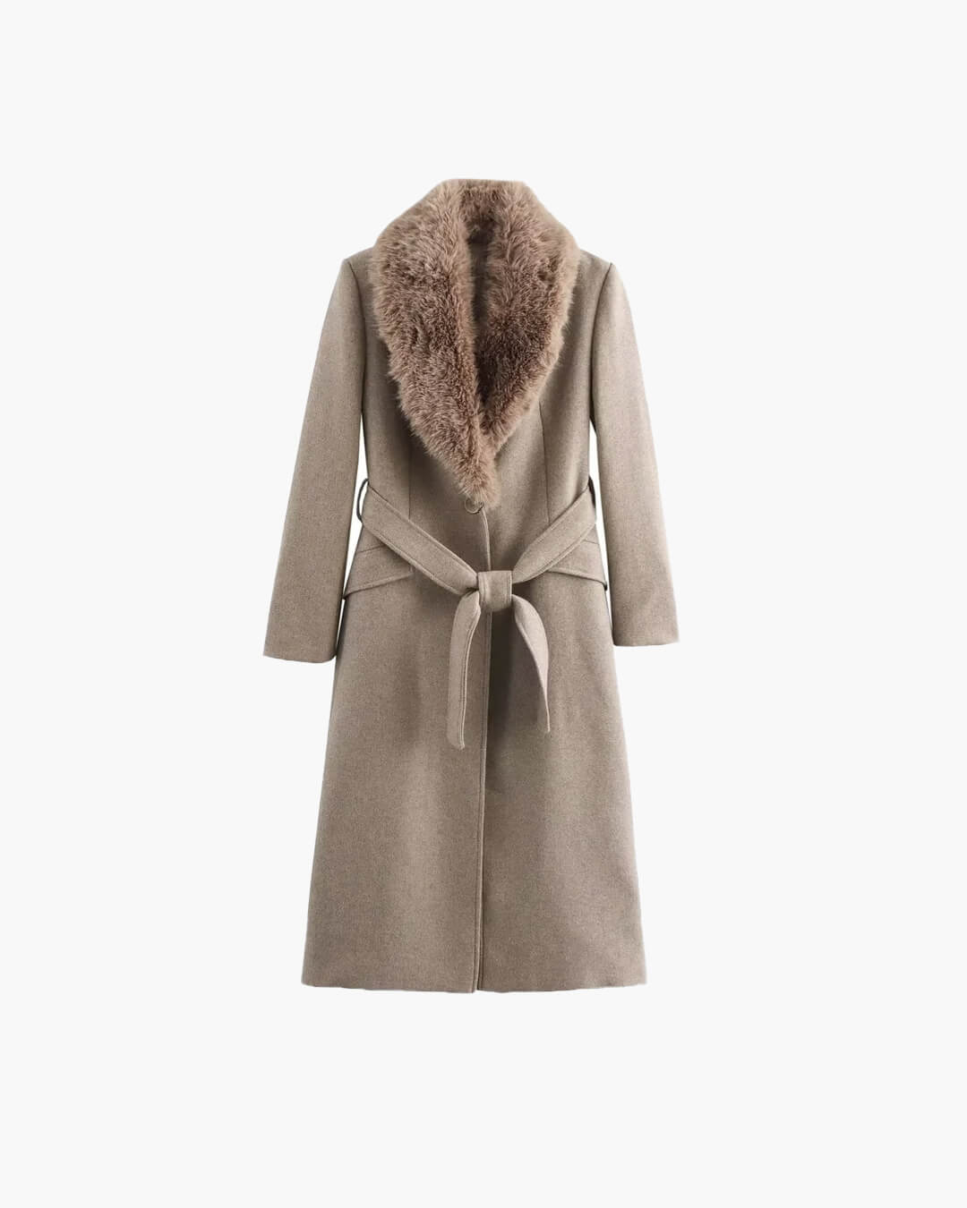 Jenna - Women's Wrap Coat with Button Front - photo 3