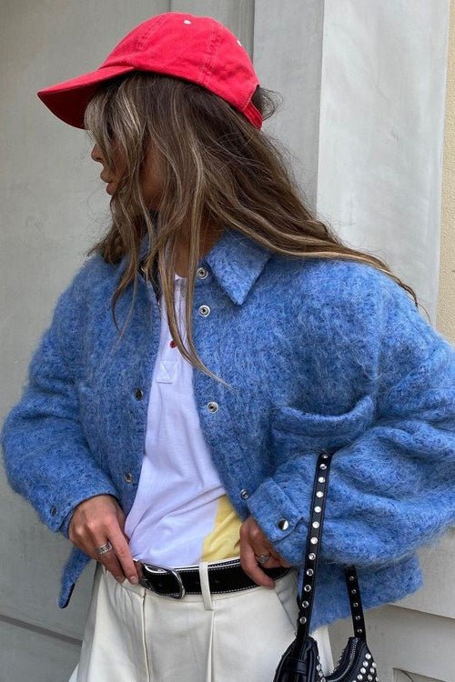 Jennifer - Women's Jacket with Button Front - photo 2