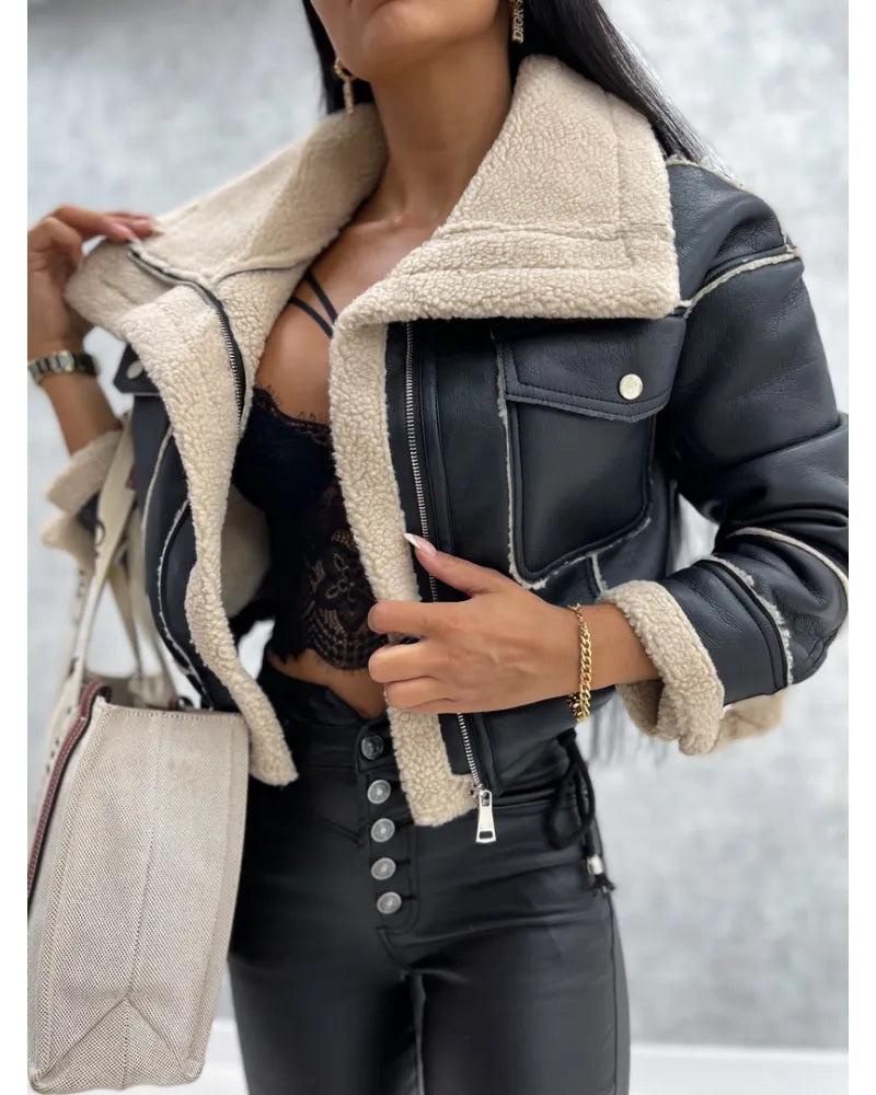 Jessamy-Rose - Women's Jacket with Roll Neck - photo 2