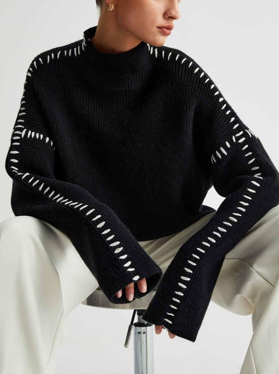 Jessamy - Women's Relaxed Knit Sweater - photo 1