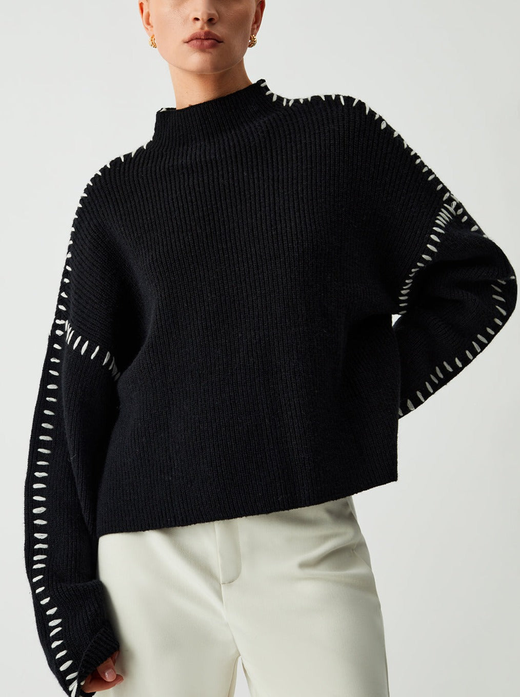 Jessamy - Women's Relaxed Knit Sweater - photo 4