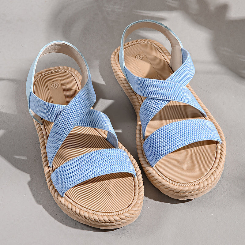 Jorie - Women's Criss-Cross Open Toe Sandals - photo 9