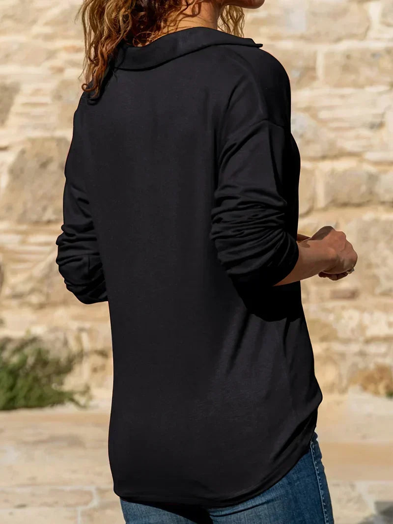 Julianne - Women's Jumper with Zip Front - photo 7
