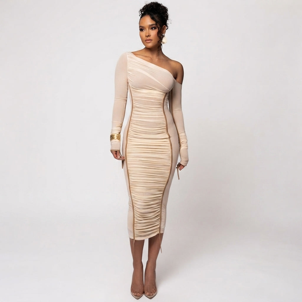 Kalina - Women's Dress with Ruching - photo 1