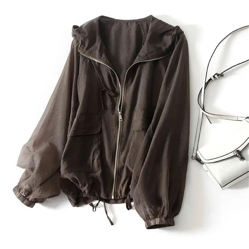 Lexie - Women's Relaxed Hoodie with Zip Front - photo 2
