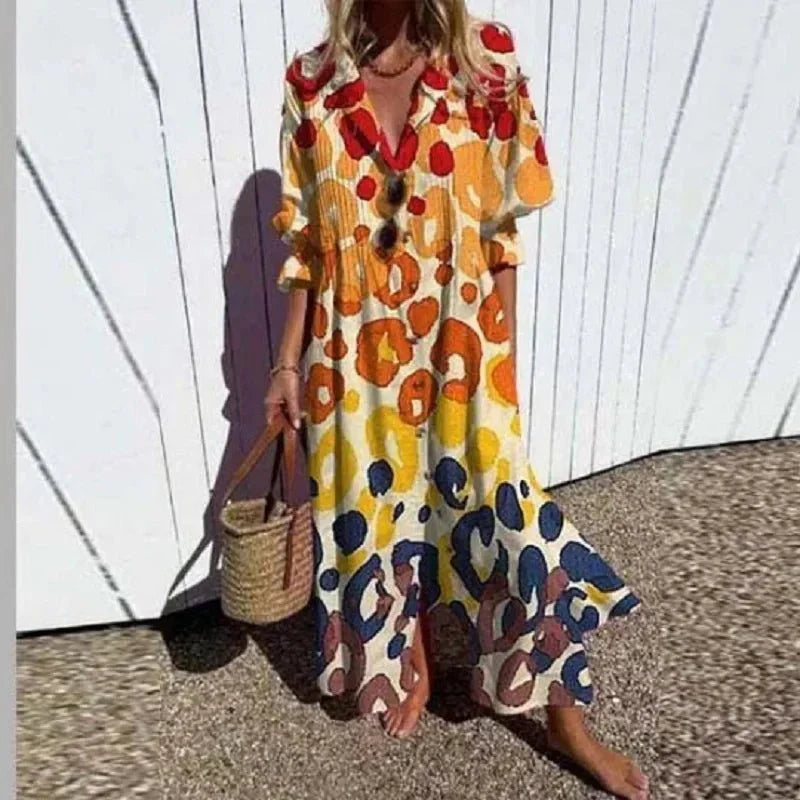 Rosie - Women's Boho Maxi Dress