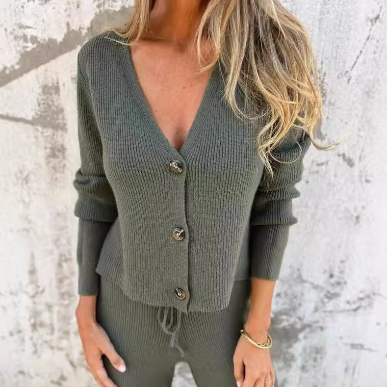 Lola - Women's Flowing Two-Piece Set in Knit - photo 4
