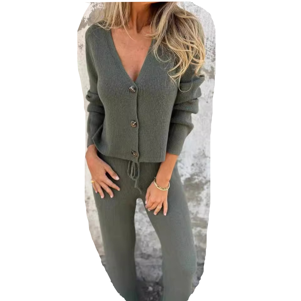 Lola - Women's Flowing Two-Piece Set in Knit - photo 7