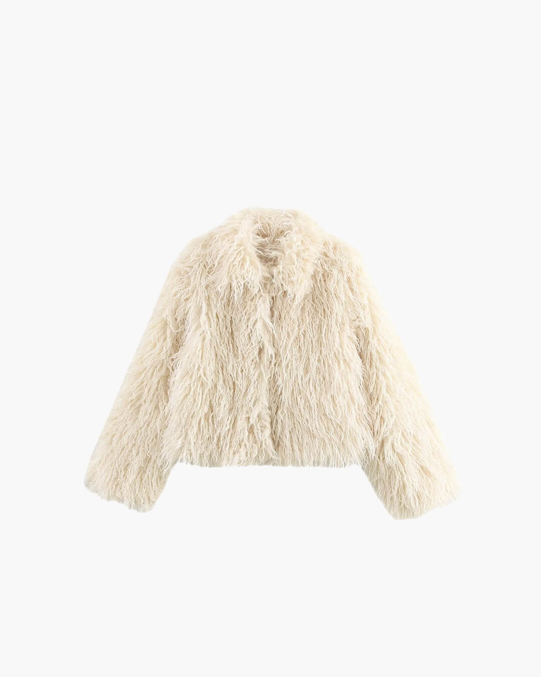 Luella - Women's Coat in Shaggy Faux Fur with Open Front - photo 5