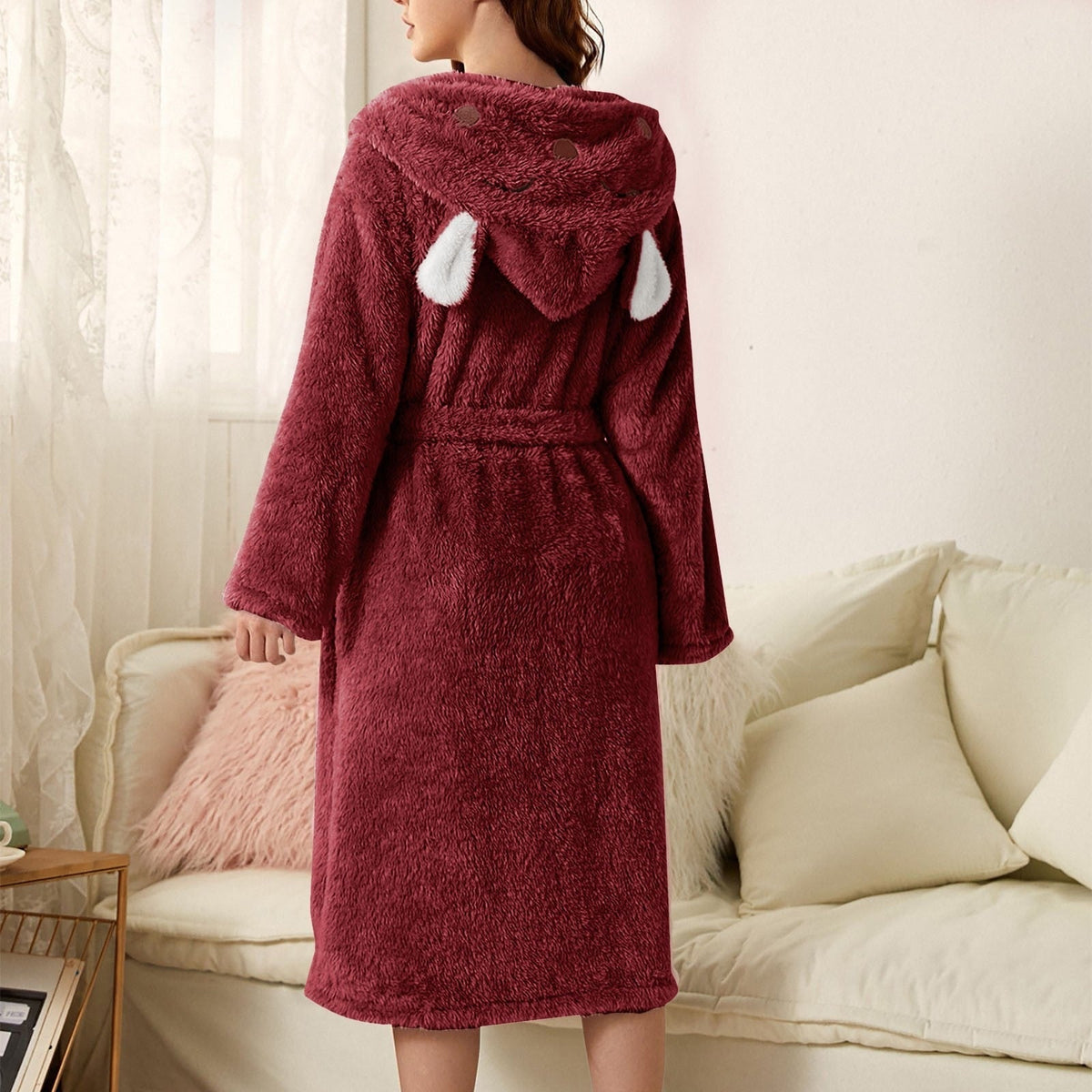 Maelie - Women's Relaxed Jumper with Hood - photo 1