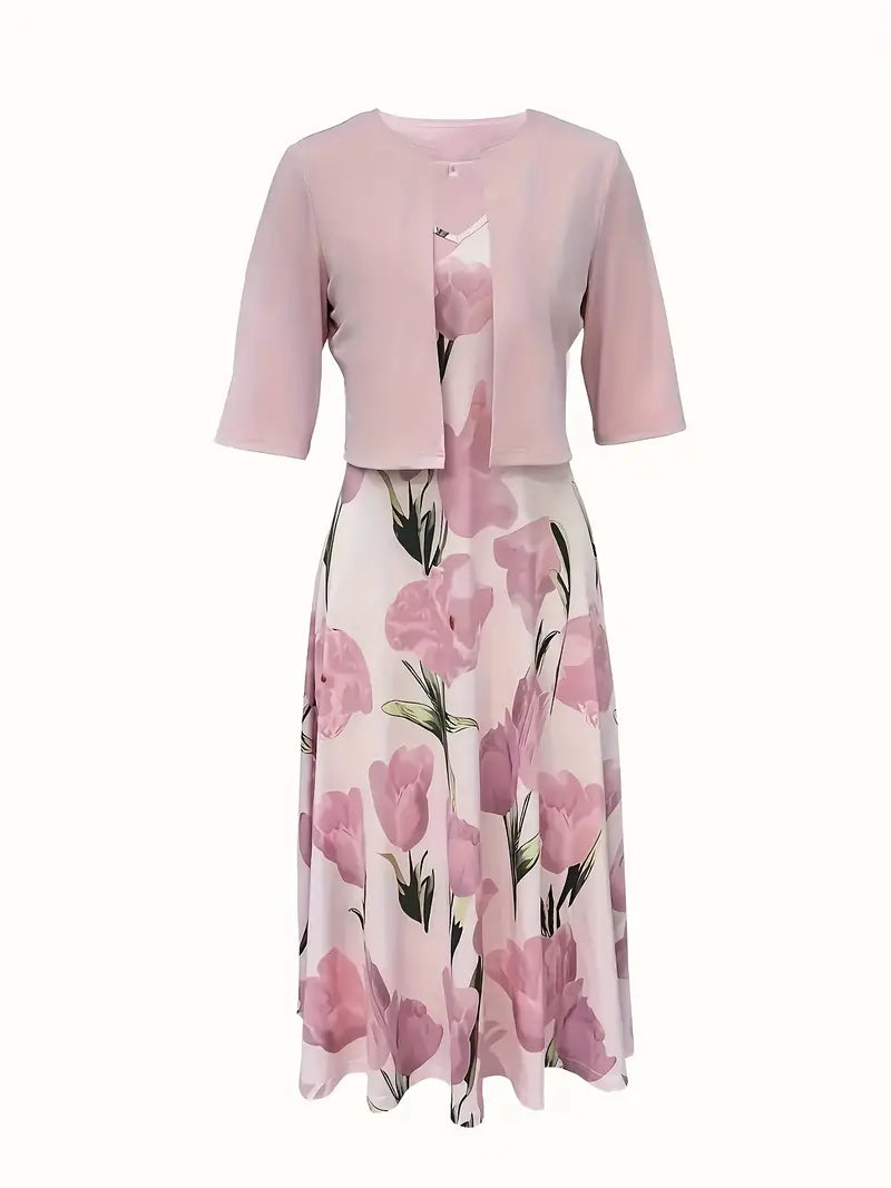 Maisie - Women's Two-Piece Set in Floral Print - photo 2