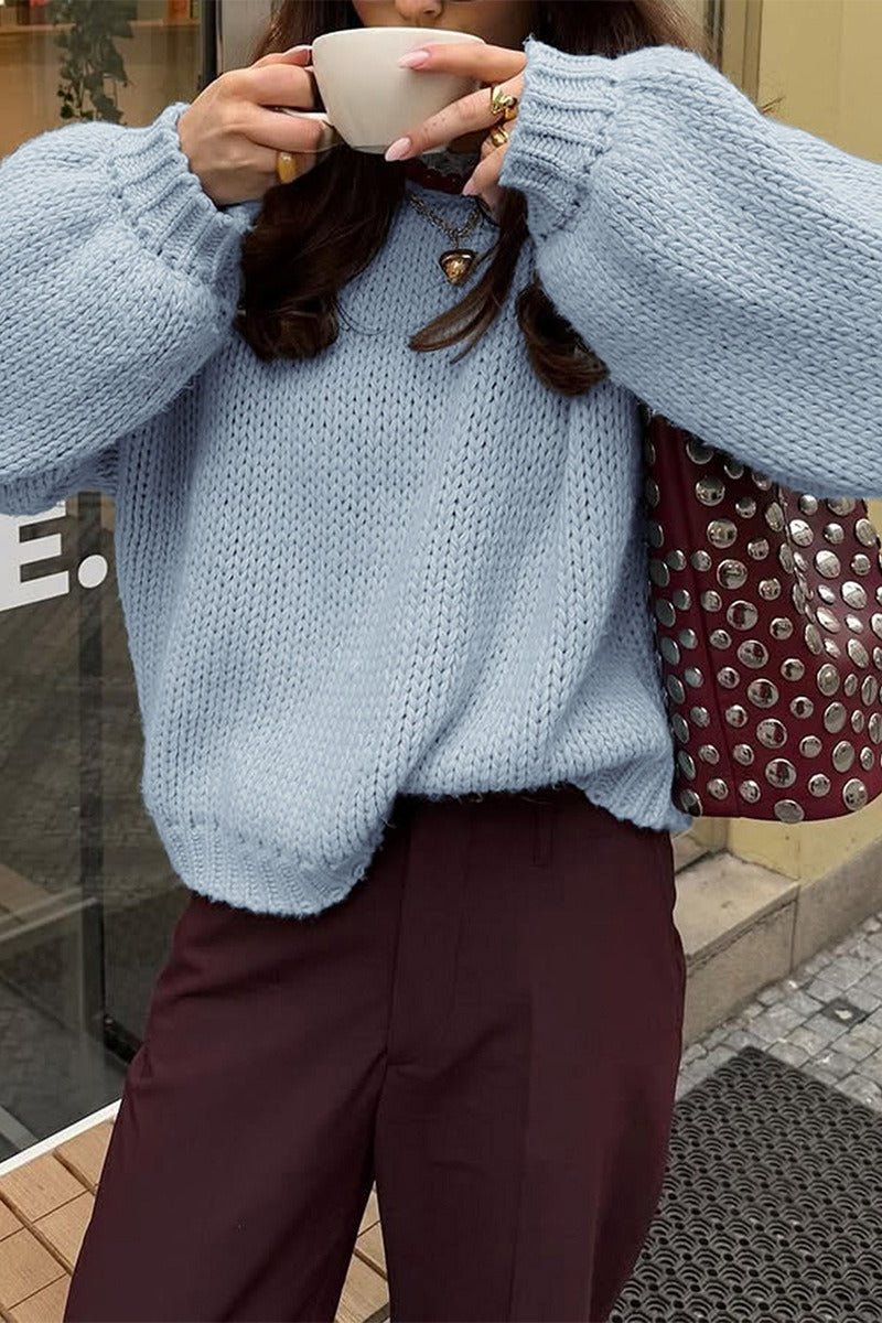 Mandy - Women's Relaxed Jumper with Collar - photo 5