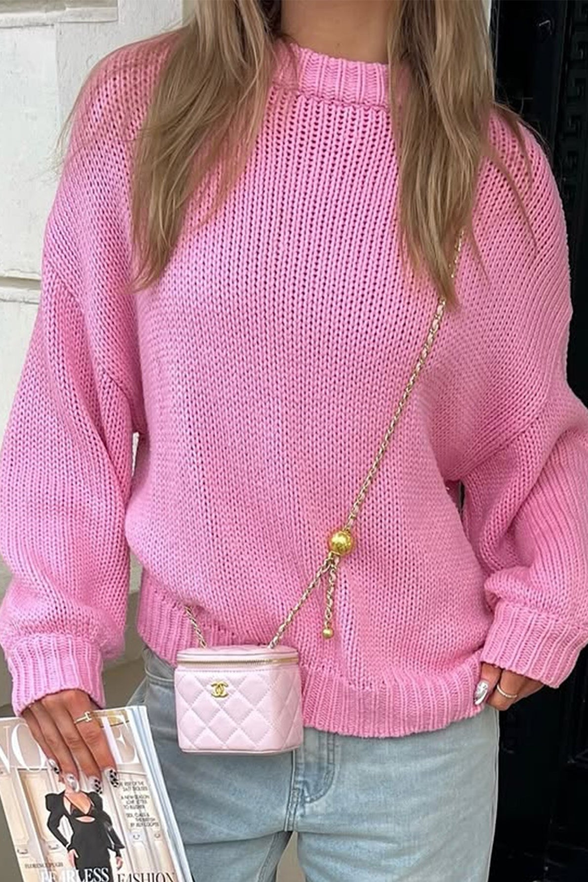 Mandy - Women's Relaxed Jumper with Collar - photo 9