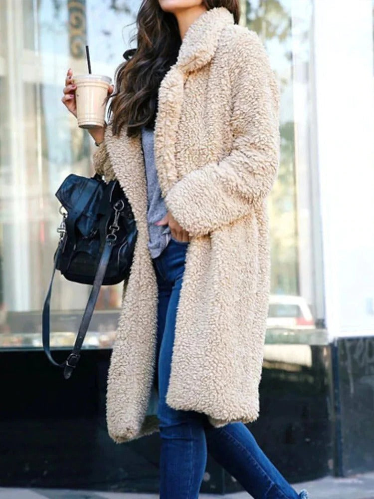 Marcy - Women's Longline Teddy Coat - photo 2