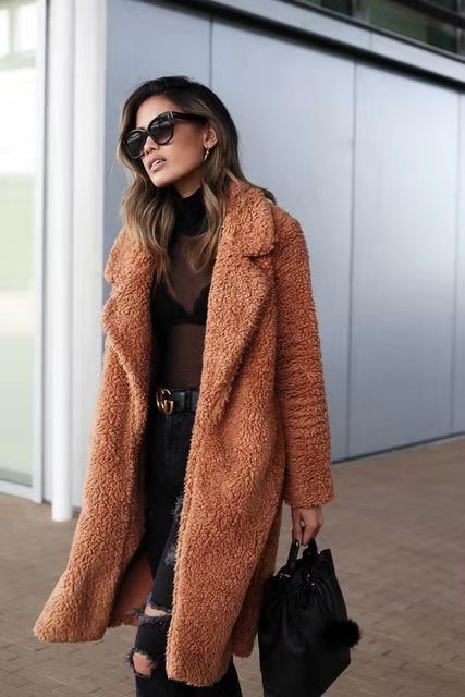 Marcy - Women's Longline Teddy Coat - photo 7