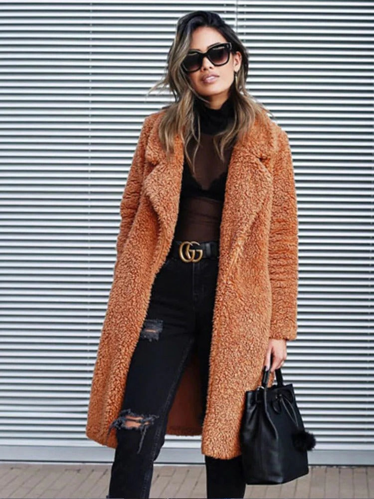 Marcy - Women's Longline Teddy Coat - photo 8