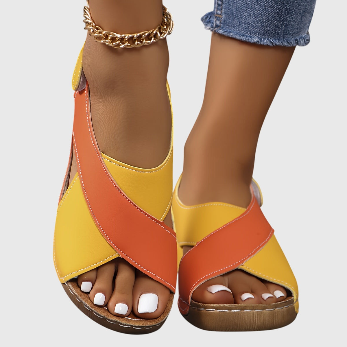 Marietta - Women's Orthopedic Sandals with Cushioned Footbed - photo 8
