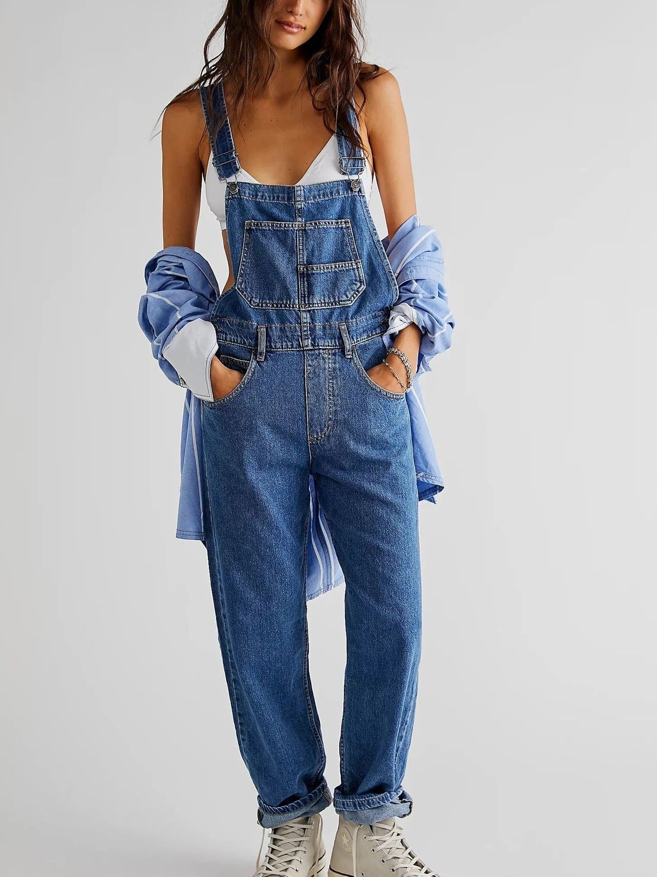 Marissa - Women's Denim Dungarees - photo 1