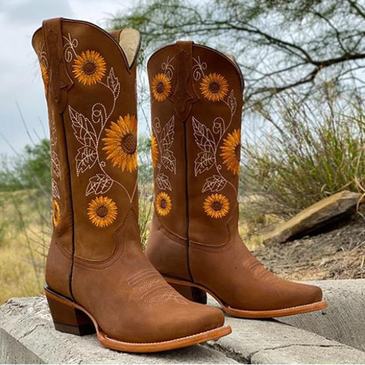 Marlee - Women's Embroidered Western Boots with Pointed Toe - photo 3