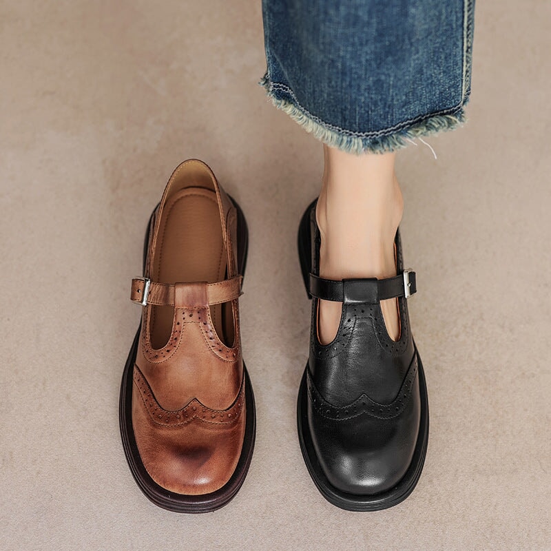 Women's Classic Mary Jane Sandals in Vegan Leather