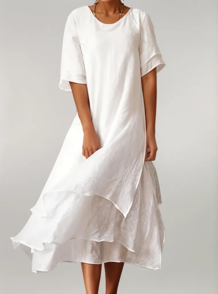 Lina - Women's Long Dress (Plus Size Available)