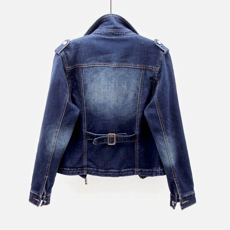 Maya - Women's Relaxed Jacket with Button Front - photo 7
