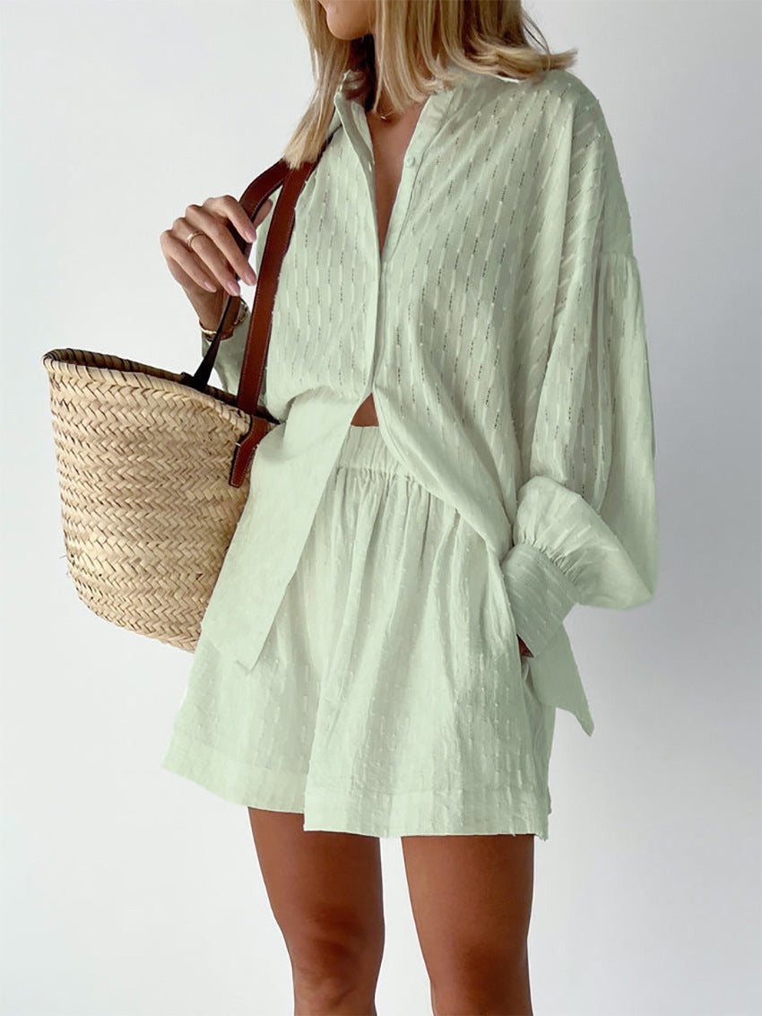 Meara - Women's Relaxed Two-Piece Set in Embroidery - photo 16