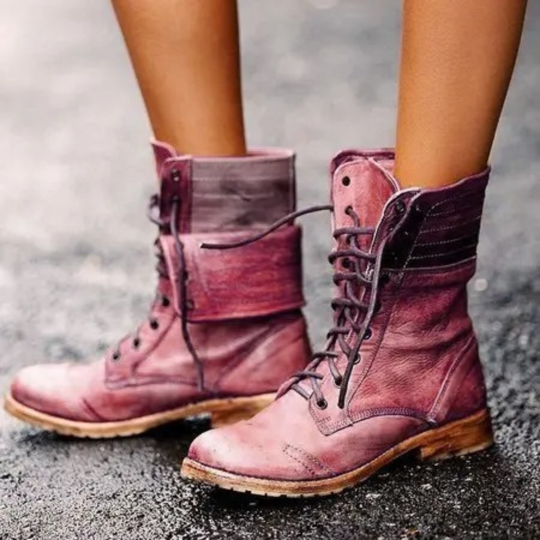 Minnie - Women's Mid-Calf Boots with Turn-Down Cuff - photo 5