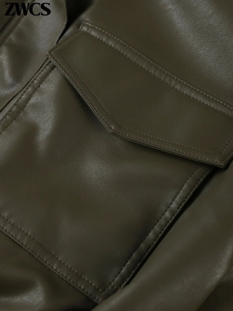 Mireille-Rae - Women's Bomber Jacket with Zip Front - photo 7