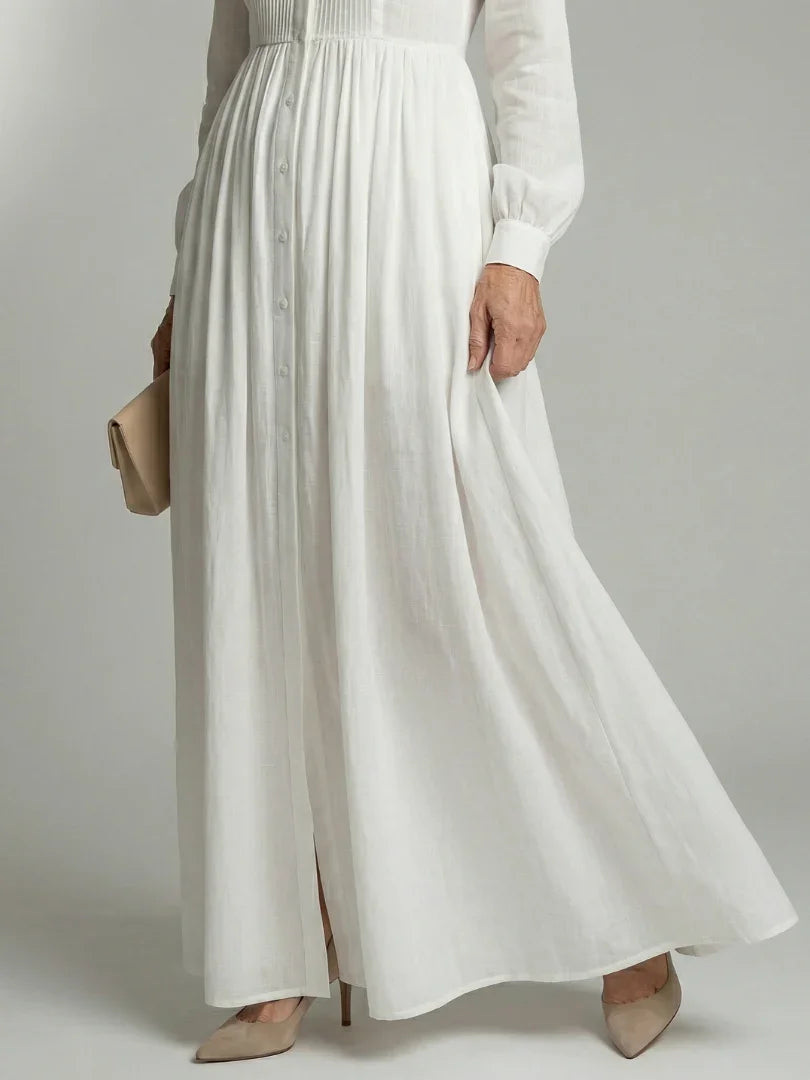 Miriam - Women's Relaxed Dress with Ruching - photo 3