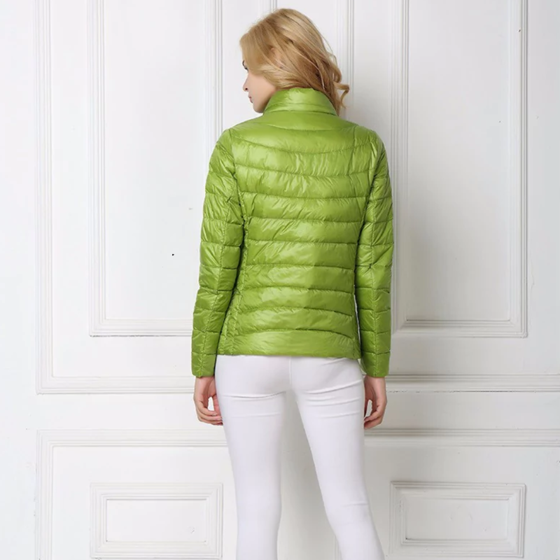 Mollie - Women's Puffer Jacket with Stand Collar - photo 10